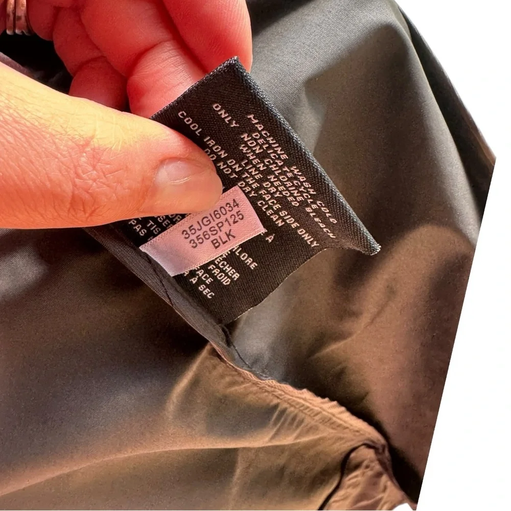 170. COLE HAAN | Signature Packable Rain Jacket Coat Size XL EUC no bag - Picture 6 of 9